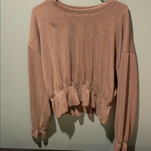 ZARA ribbed top
